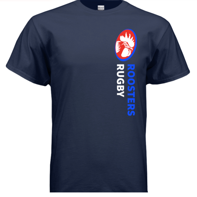 Roosters Rugby Vertical Tshirt