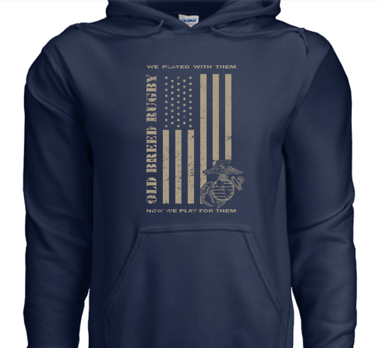 Old Breed  Flag Hoodie