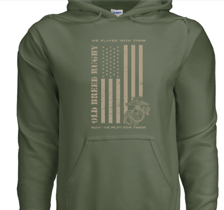 Old Breed  Flag Hoodie